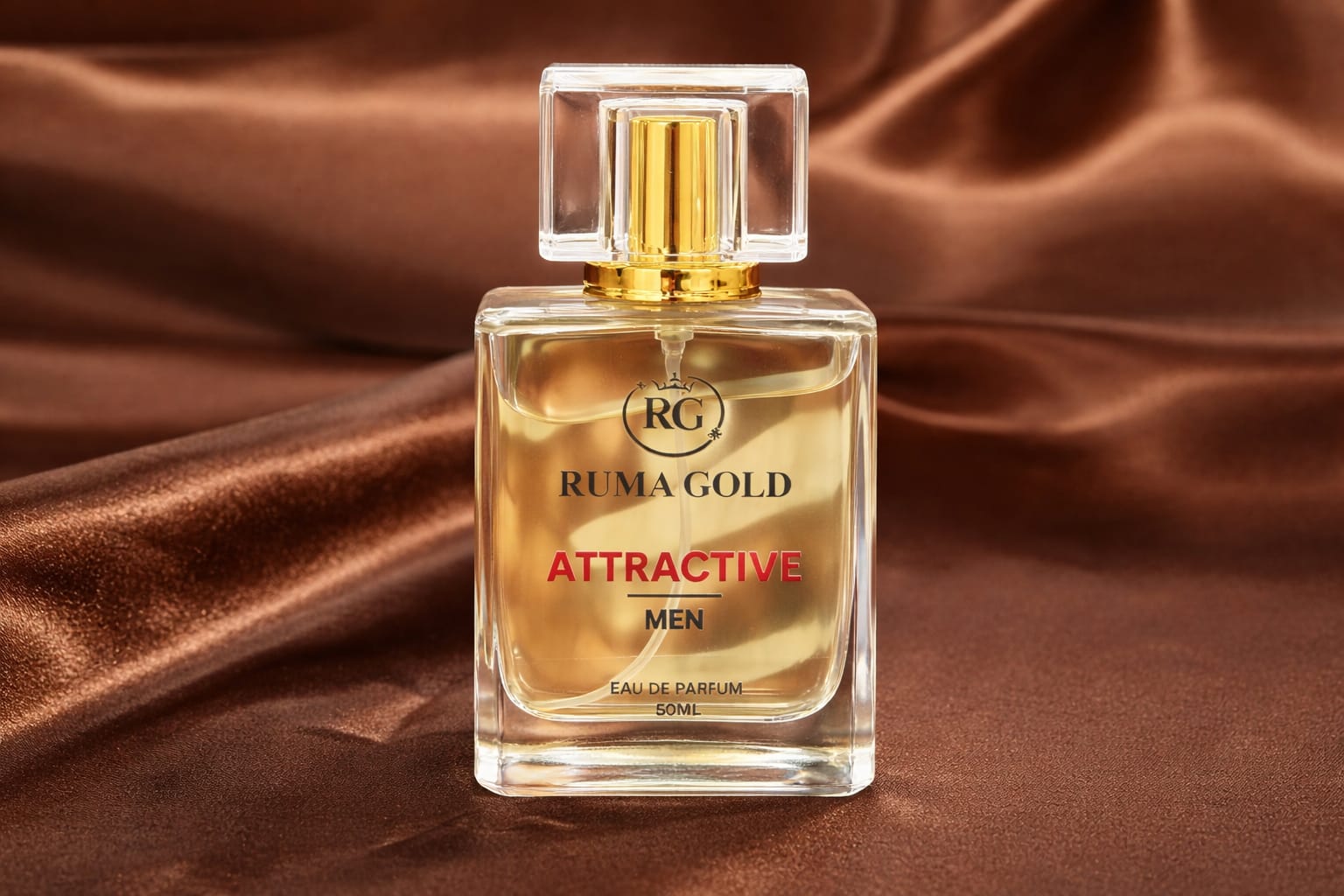 Ruma Gold Attractive Perfume for Men- 50ml - Image 2